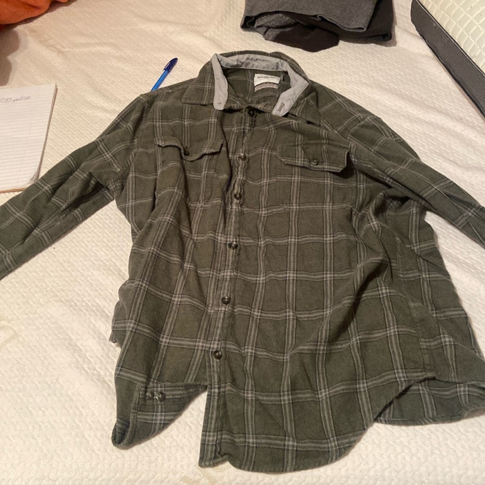 Good fellow Dress shirt Green button up.